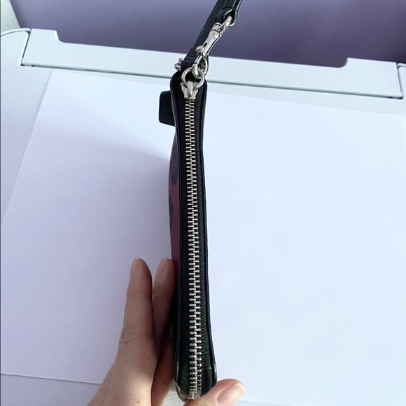 Coach pink cow print wristlet - Picture 4 of 10